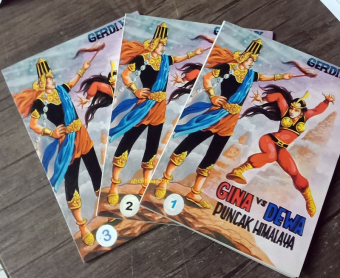 Gina VS Dewa Puncak Himalaya - 4 jilid tamat (Komik Cetak Ulang Resmi karya Gerdi WK)